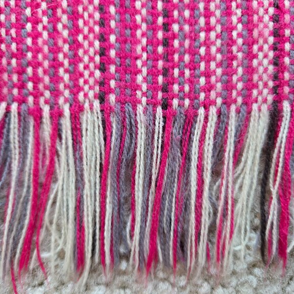 Pink Tweed Scarf - Picture 2 of 11